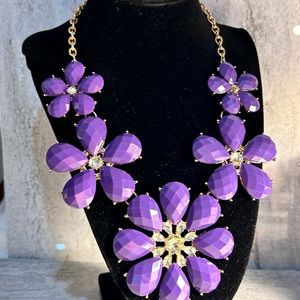 NWT Lane Bryant Purple Statement Necklace